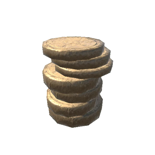 Gold Coin Stack 1B1